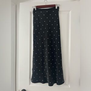 Anine bing satin skirt